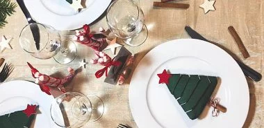 Weihnachtliche Tischdeko selbst gemacht: 55 festliche Tischdekoration Ideen