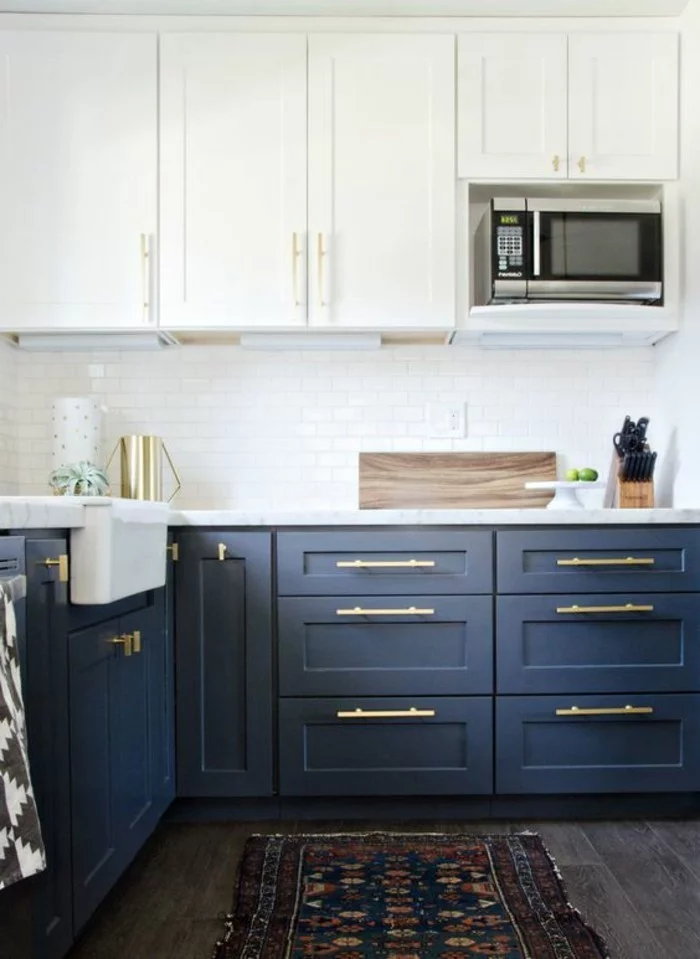 trend farben küchen einrichtungstipps navy blue