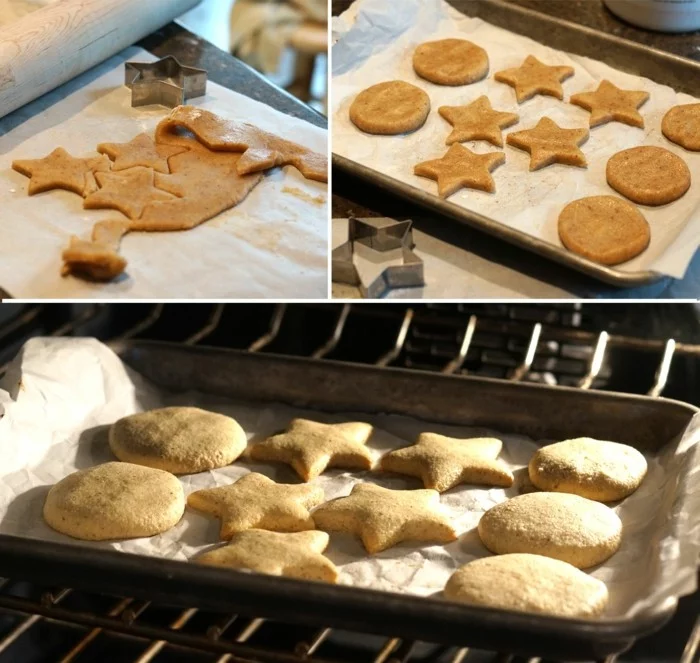 vegan backen einfache kekse backvorgang
