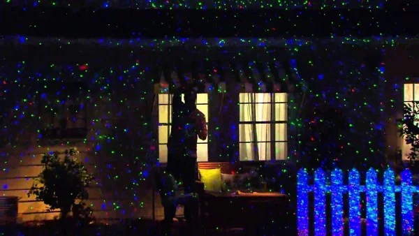 Weihnachtsbeleuchtung Haus Garten