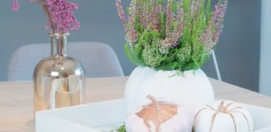 Kürbis Blumentopf selber machen – kinderleichte DIY Idee mit WOW-Effekt