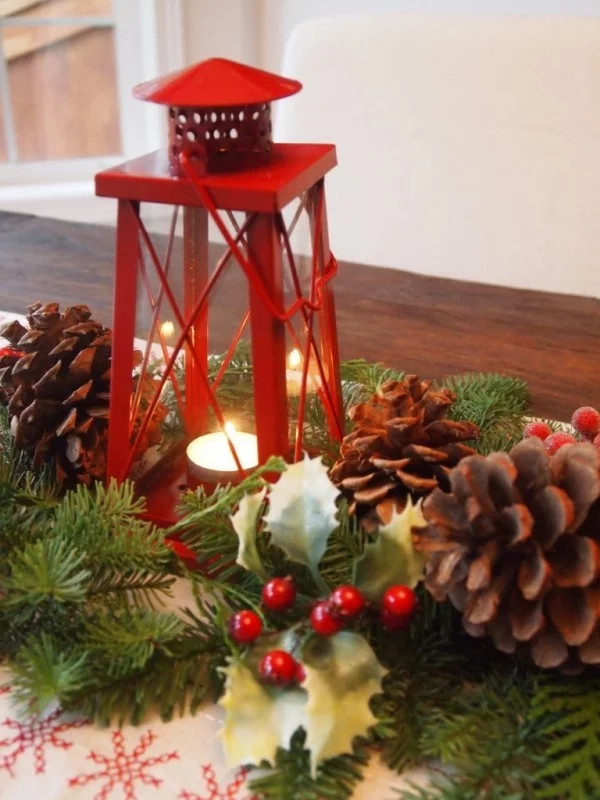 Dekoration für weihnachten - Kerzen dekorieren