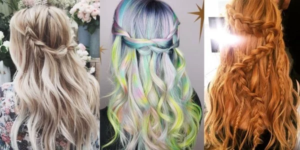 Wasserfall Frisur Trendenzen Haarfarben Damen