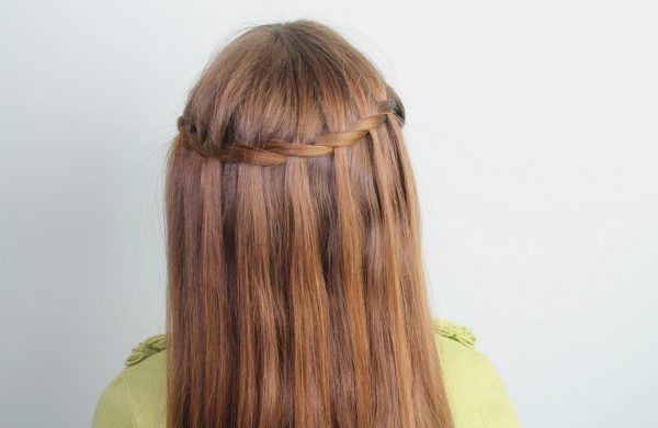 Wasserfall Frisur - lange Haare Ideen