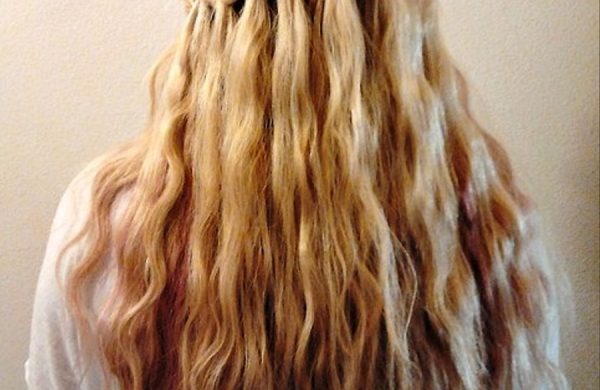 Wasserfall Frisur tolle Frisur lange Haare Damen