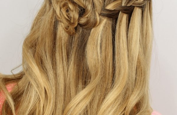 Wasserfall Frisur tolles Haar Haarfarben Trends