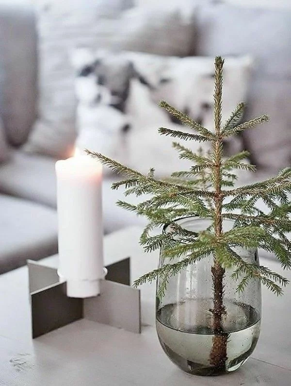 minimalistisch weihnachten feiern