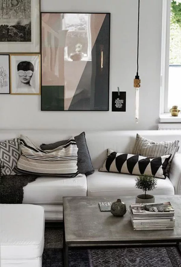aktuelle trendige Möbel Wohnzimmertisch deko