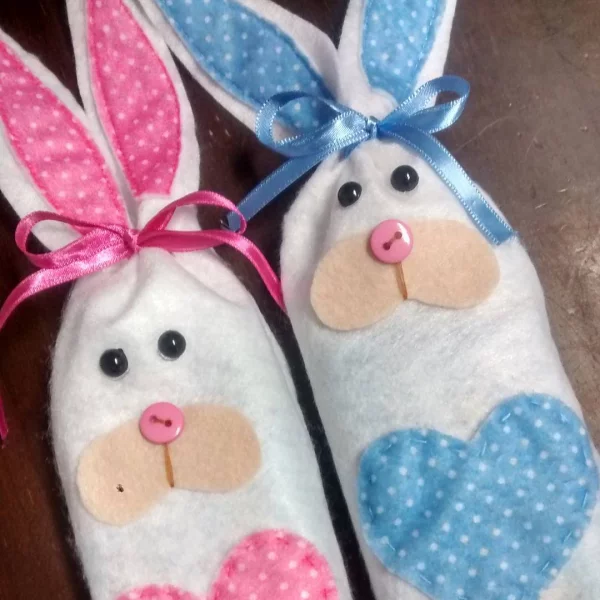Basteln mit Kindern - Geschenktüten für Ostern