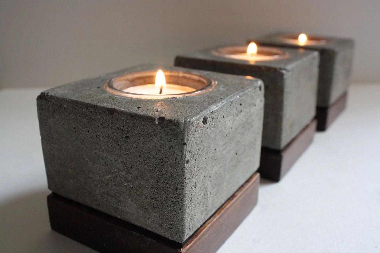 DIY Ideen - quadratische Ideen - Kerzenhalter selber machen