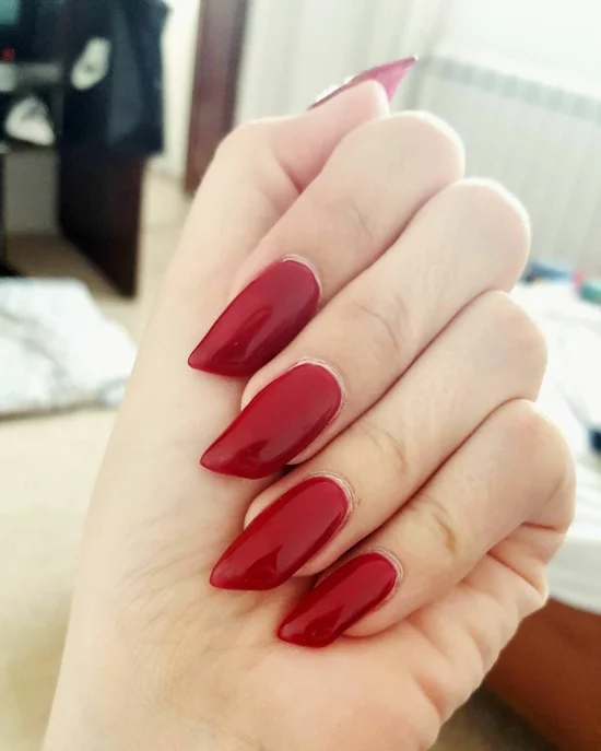 rote lipstick nails nageltrends 2020
