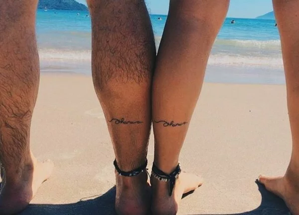 hawaiische partnertattoos ohana tattoo
