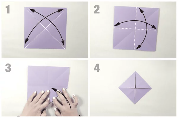 schmetterling basteln origami falten