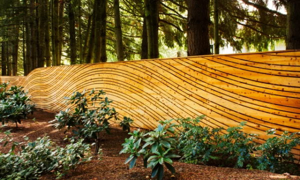 tolles Holz - ein toller Garten im Wald Kreariver Sichtschutz