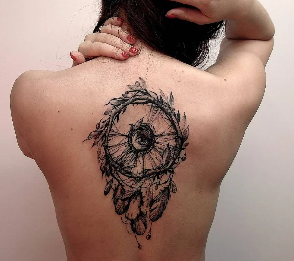 Riesige Idee für ein Traumfänger Tattoo