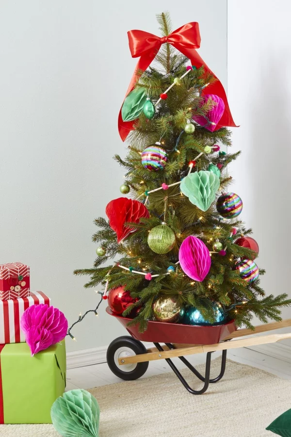 Winterdeko basteln zu Weihnachten weihnachten deko baum tannenbaum
