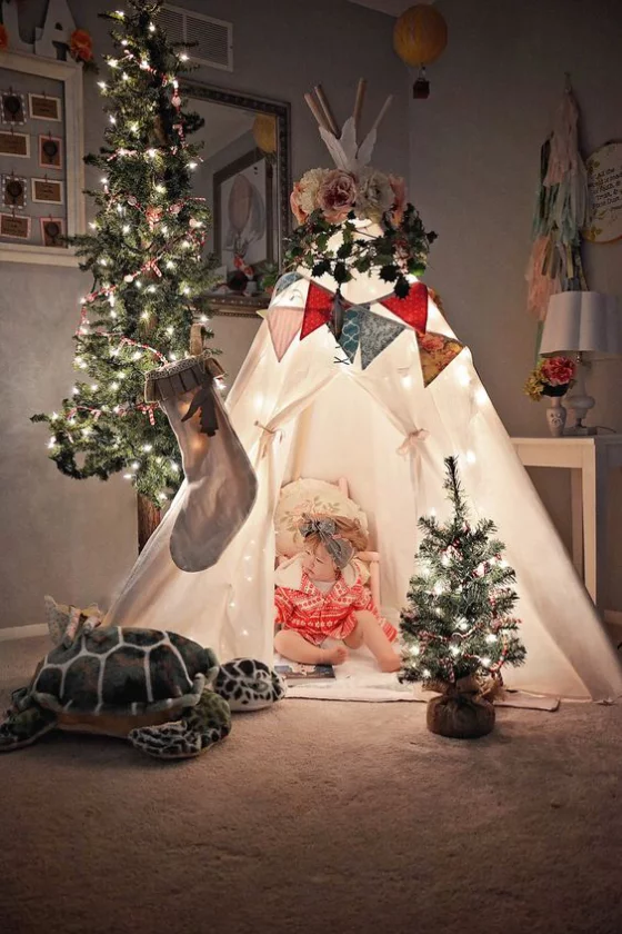 Kinderzimmer weihnachtlich dekorieren