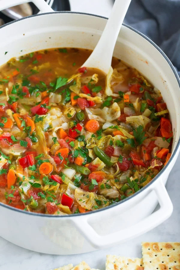 Suppendiät Vorteile Nachteile Diätsuppe kochen