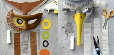 Faschingbasteln mit Kindern- 42 festliche DIY Ideen