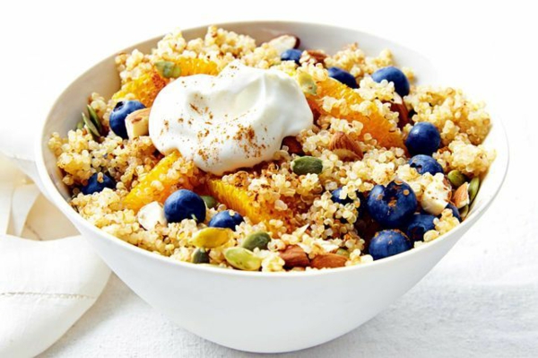 schnelle frühstücksideen quinoa salat