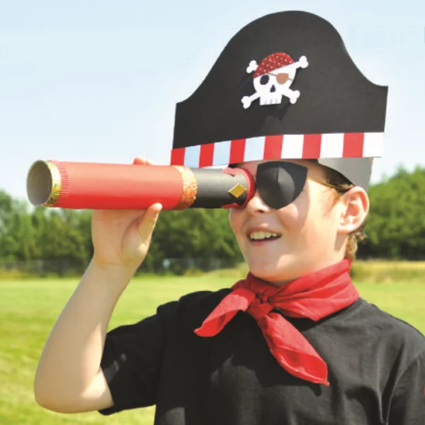 Piratenhut basteln mit Kindern – coole Ideen für Ihre nächste Kostümparty piraten kostüm kinder party
