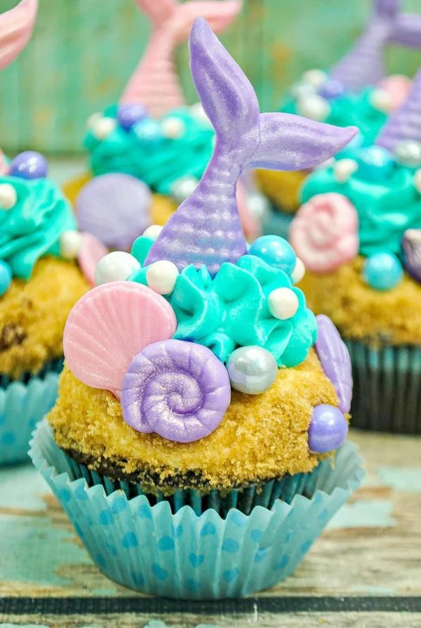 fabelhafte muffins meerjungfrau party