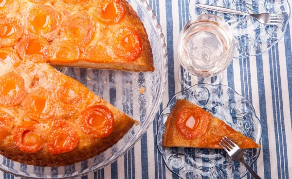 Aprikosenkuchen mit Schmand leichte Zubereitung ein Genuss für Gaumen und Auge
