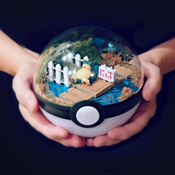 Diorama bauen – kreative Ideen und Tipps für Künstler und Bastler pokemon snorlax
