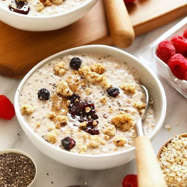 gesundes frühstück rezept mit overnight oats