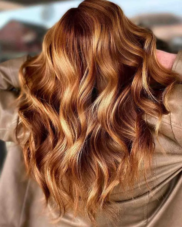 Caramel Haarfarbe sehr gute Ideen für eine Frisur