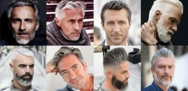 Frisuren für ältere Männer mit grauen Haaren - 10 frische Haarstyling-Ideen