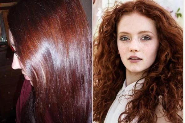 Haare färben - rote Haarfarben Trends