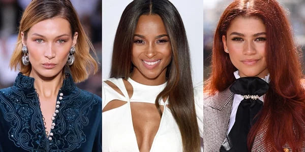Haarfarbe auswählen Haartrends Celebrities Frisuren