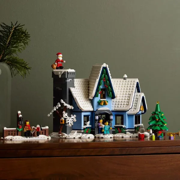 LEGO Weihnachten Sets 2021 – coole Geschenkideen für Kinder weihnachtsmann besuch haus deko