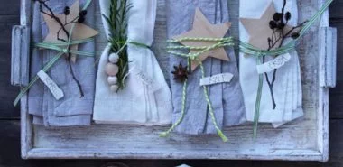 Weihnachtliche Serviettenringe - 45 festliche DIY-Ideen zum Nachmachen