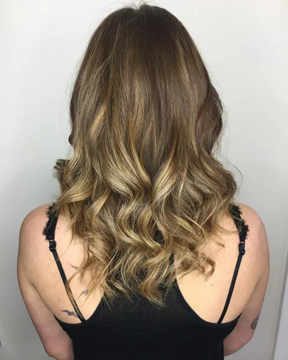 dunkelblond melted balayage trend