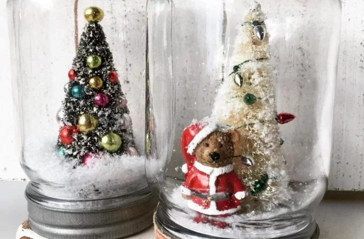DIY Ideen für Weihnachtsdeko im Glas