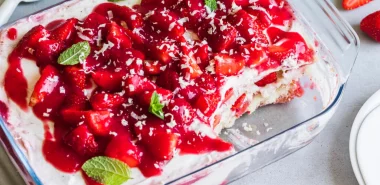 Grüntee-Erdbeer-Tiramisu in 30 Minuten zubereiten - ein einfaches und schnelles Rezept