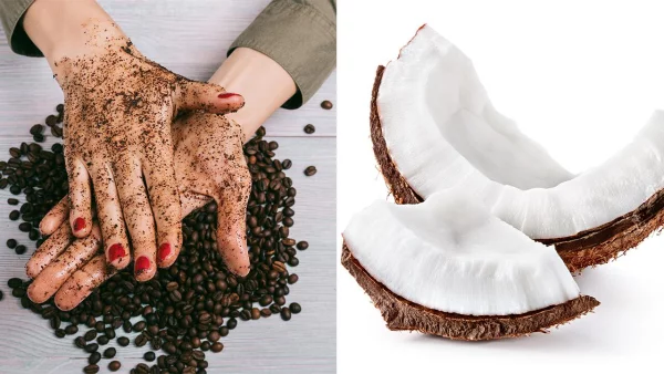 Kaffee-Peeling selber machen Kaffeesatz Kokosöl ein starkes Duo in der Kosmetik
