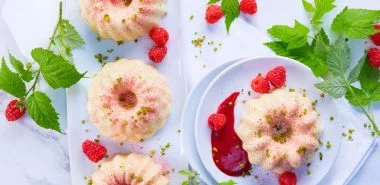 Panna Cotta mit Himbeeren - ein Dessert mit italienischem Beigeschmack