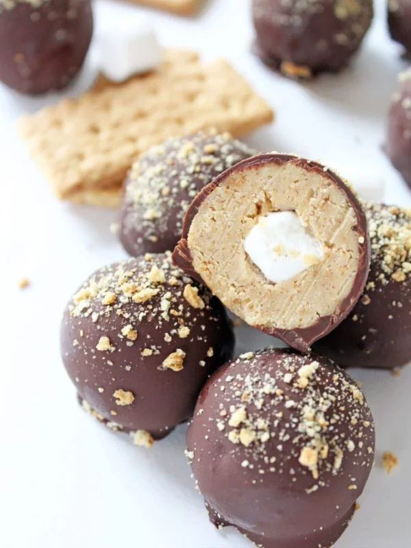 Tiramisu Pralinen – 4 Zutaten Rezept für den kleinen Hunger smores mit marshmallow