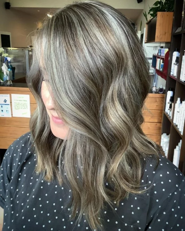 gray blending graue haare färben