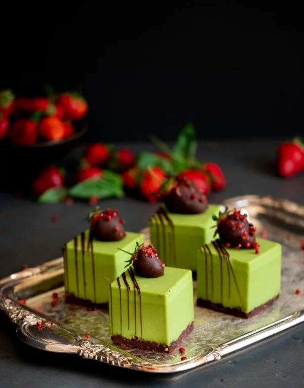 Erdbeer Basilikum Torte – frisches Rezept fuer alle sommerliche Anlaesse matcha torte mit schokolade