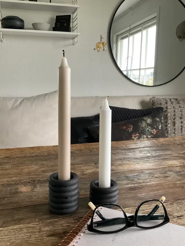 Kerzenstaender selber machen – 3 kinderleichte und praktische Anleitungen modern einfach holzringe