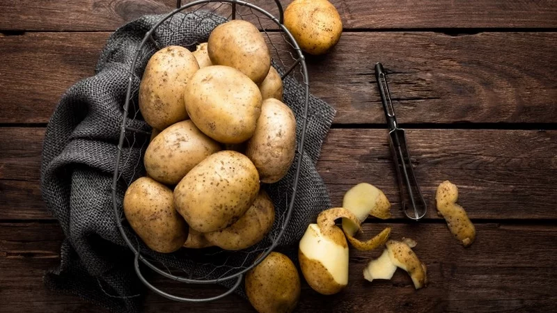 Kartoffeln ernten und über den Winter lagern