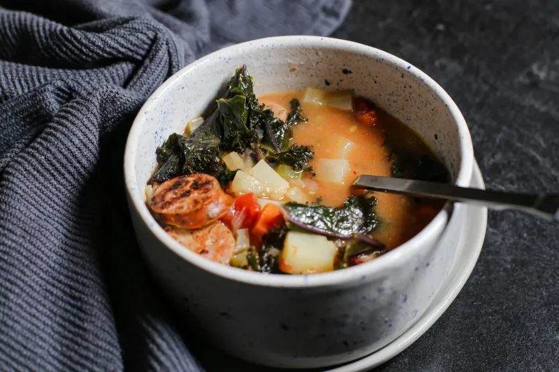 Herbstliche Suppe – 2 Rezeptideen fuer regnerische Tage reiche suppe mit wuerstchen