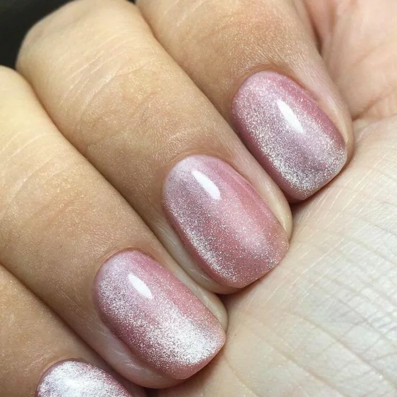 nageltrend velvet nails rosa