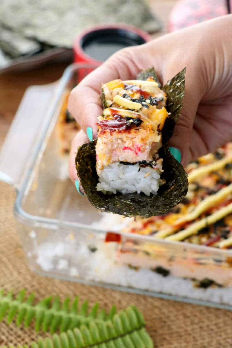 sushi bake trend tiktok rezept ideen einfach