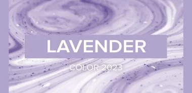 Digital Lavender - die neue Farbe des Jahres 2023 von WGSN und Coloro