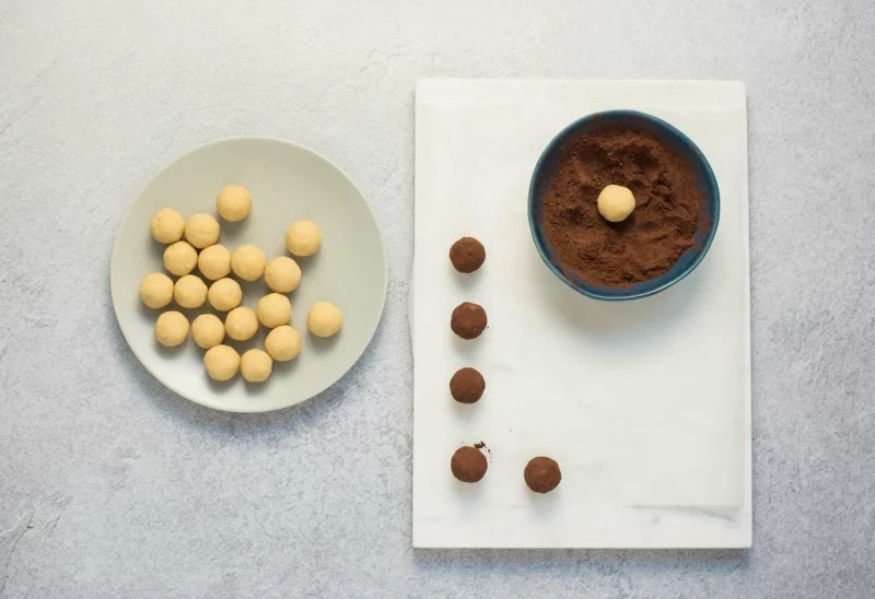 marzipankartoffeln selber machen rezepte mit marzipanfiguren mit kakao